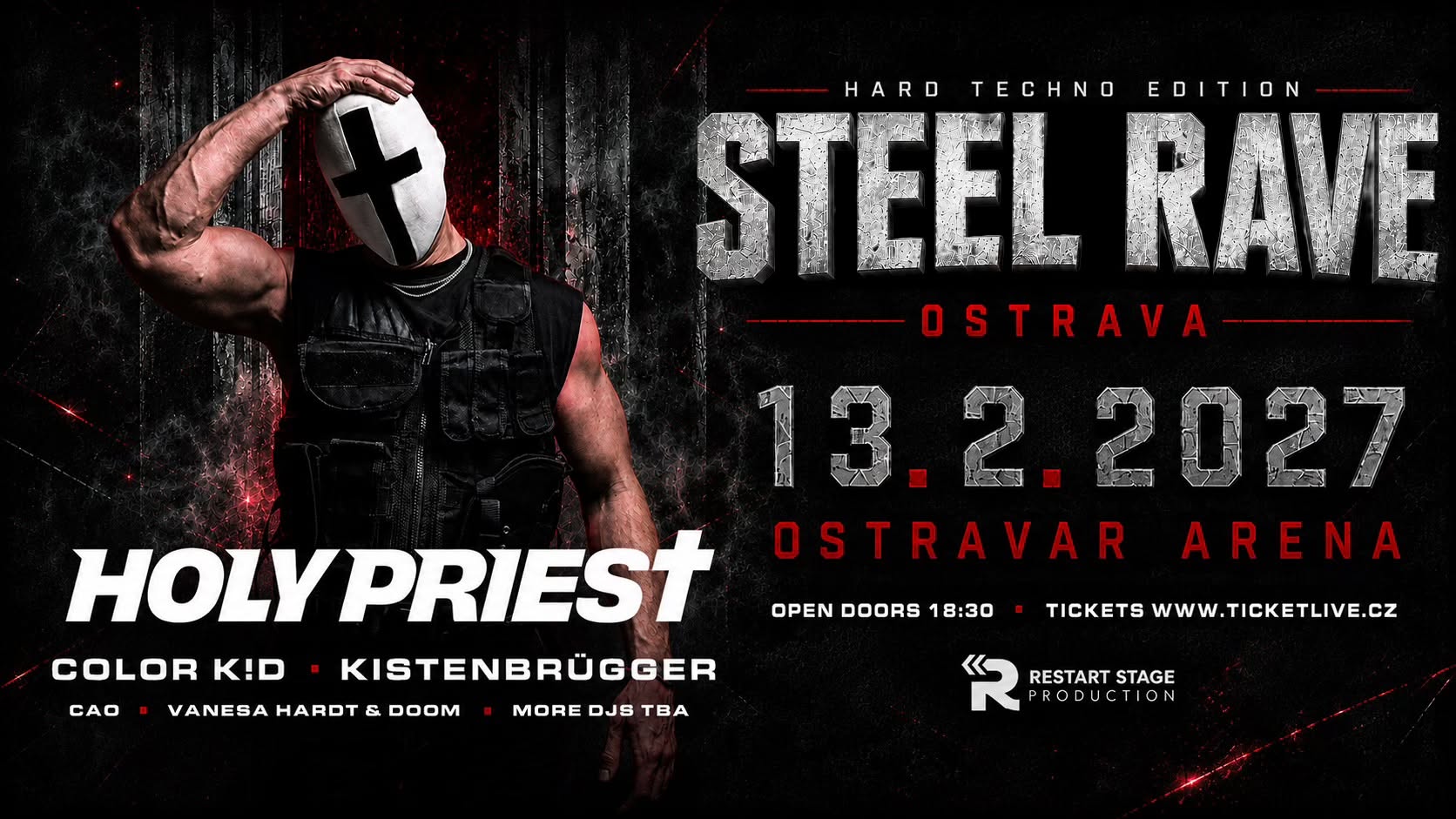 Steel Rave: Hard Techno Edition 2027 — Holy Priest & more